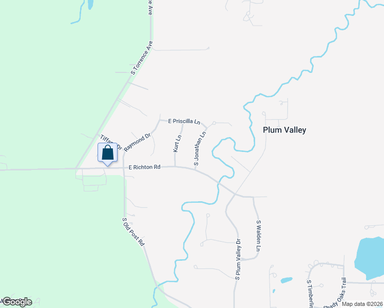 map of restaurants, bars, coffee shops, grocery stores, and more near 23824 South Jonathan Lane in Crete