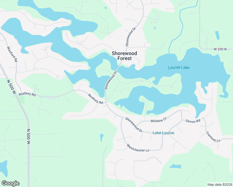 map of restaurants, bars, coffee shops, grocery stores, and more near 100 Wessex Court in Valparaiso