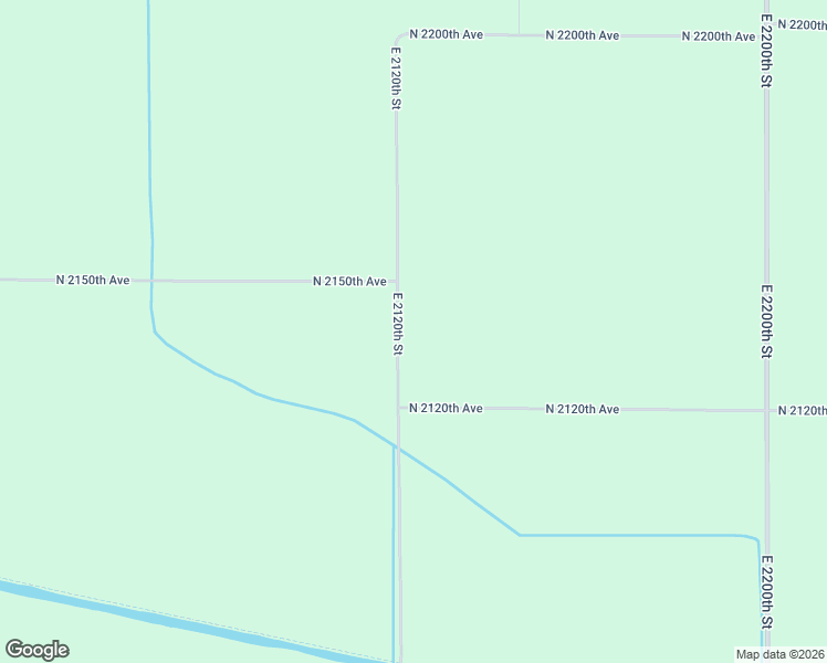 map of restaurants, bars, coffee shops, grocery stores, and more near 21402 East 2120th Street in Atkinson
