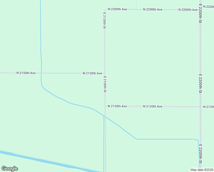 map of restaurants, bars, coffee shops, grocery stores, and more near 21402 East 2120th Street in Atkinson