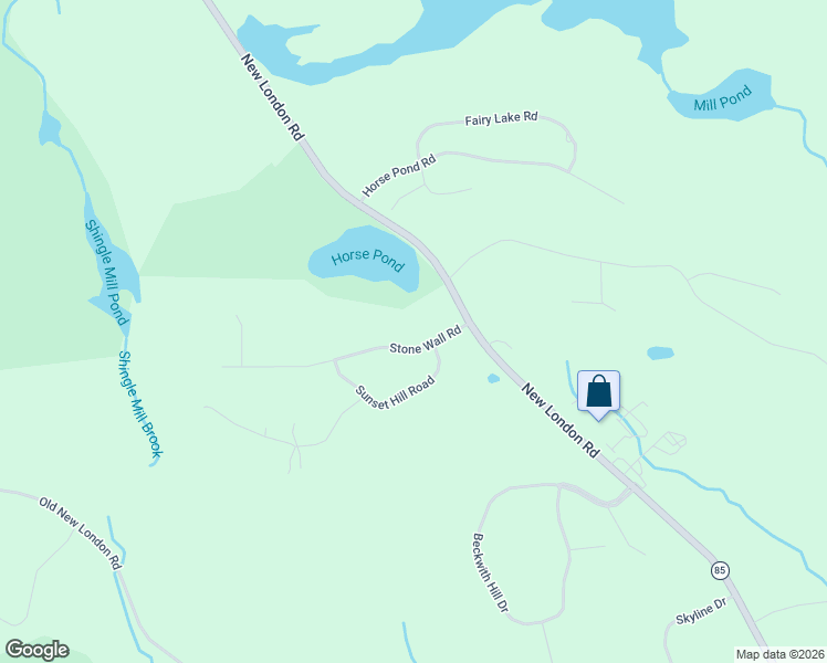 map of restaurants, bars, coffee shops, grocery stores, and more near 11 Stone Wall Road in Salem