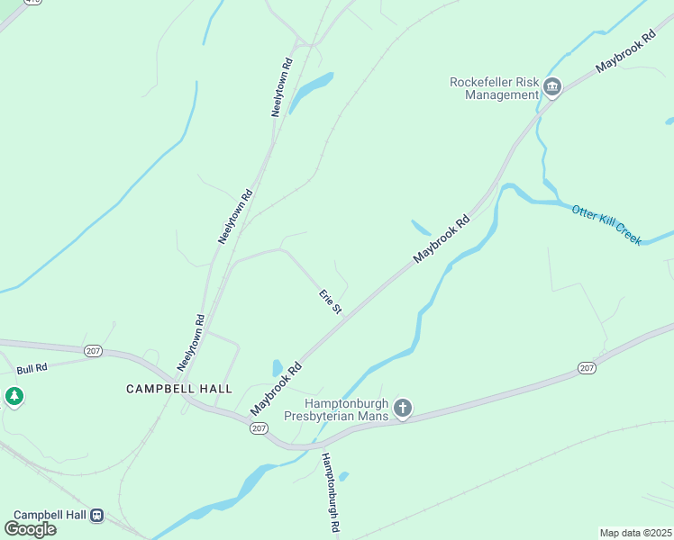 map of restaurants, bars, coffee shops, grocery stores, and more near 103 Erie Street in Campbell Hall