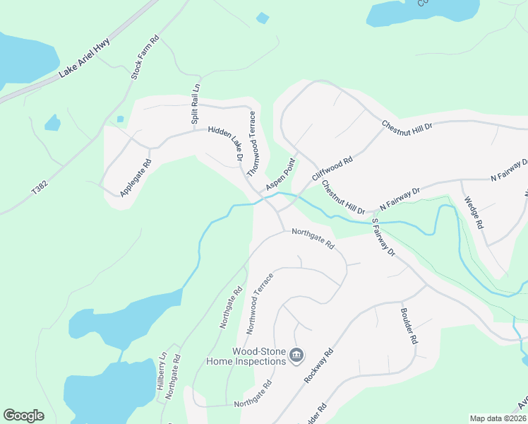 map of restaurants, bars, coffee shops, grocery stores, and more near 3635 Hidden Lake Drive in Wayne County