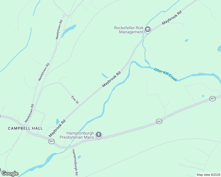 map of restaurants, bars, coffee shops, grocery stores, and more near 104 Maybrook Road in Campbell Hall