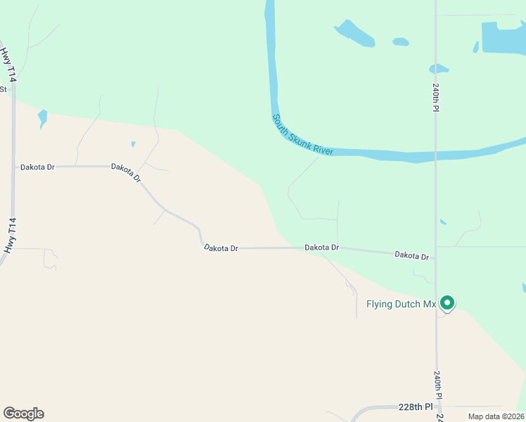 map of restaurants, bars, coffee shops, grocery stores, and more near 2331 Dakota Drive in Pella