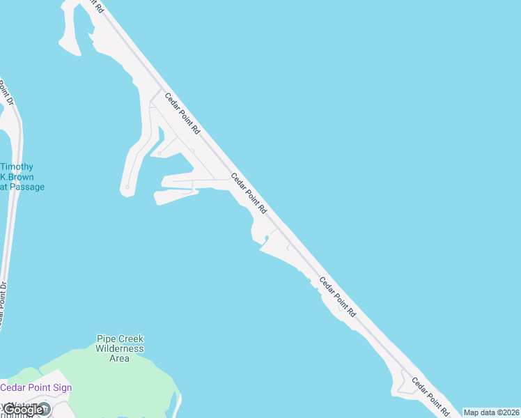 map of restaurants, bars, coffee shops, grocery stores, and more near 1443 Cedar Point Road in Sandusky