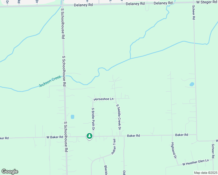 map of restaurants, bars, coffee shops, grocery stores, and more near 23562 South Saddle Creek Drive in Manhattan