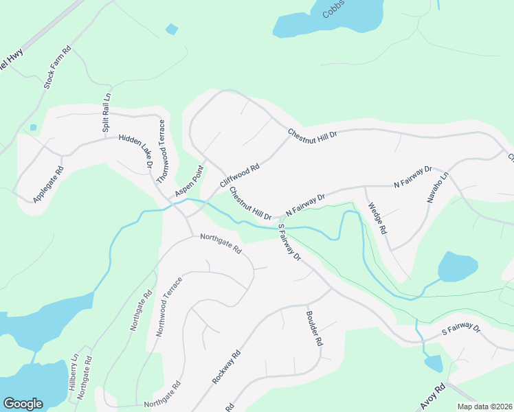 map of restaurants, bars, coffee shops, grocery stores, and more near 3453 Chestnut Hill Drive in Wayne County