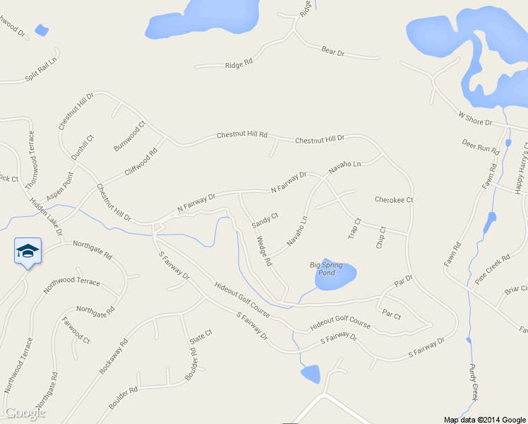 map of restaurants, bars, coffee shops, grocery stores, and more near 4379 Sandy Court in Lake Ariel