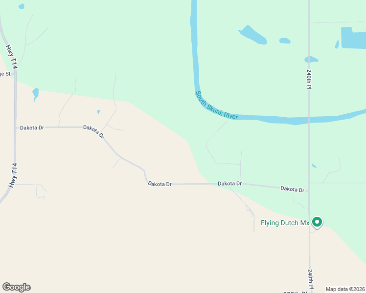 map of restaurants, bars, coffee shops, grocery stores, and more near 2331 Dakota Drive in Pella