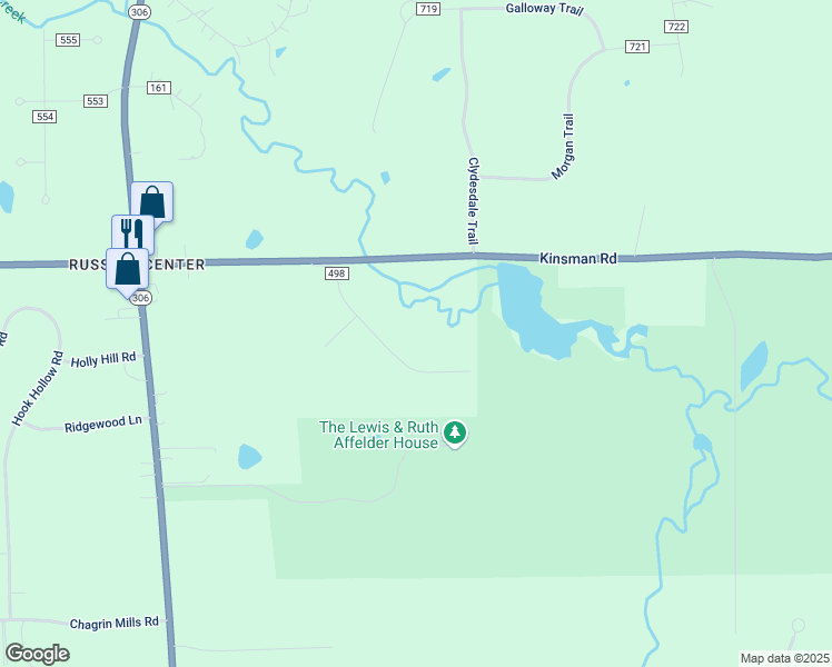 map of restaurants, bars, coffee shops, grocery stores, and more near 14975 Surrey Downs Dr in Novelty