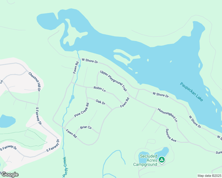map of restaurants, bars, coffee shops, grocery stores, and more near Robin Lane in Wayne County