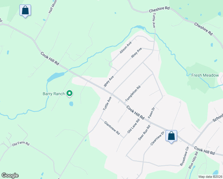 map of restaurants, bars, coffee shops, grocery stores, and more near 1555 Tuttle Avenue in Wallingford