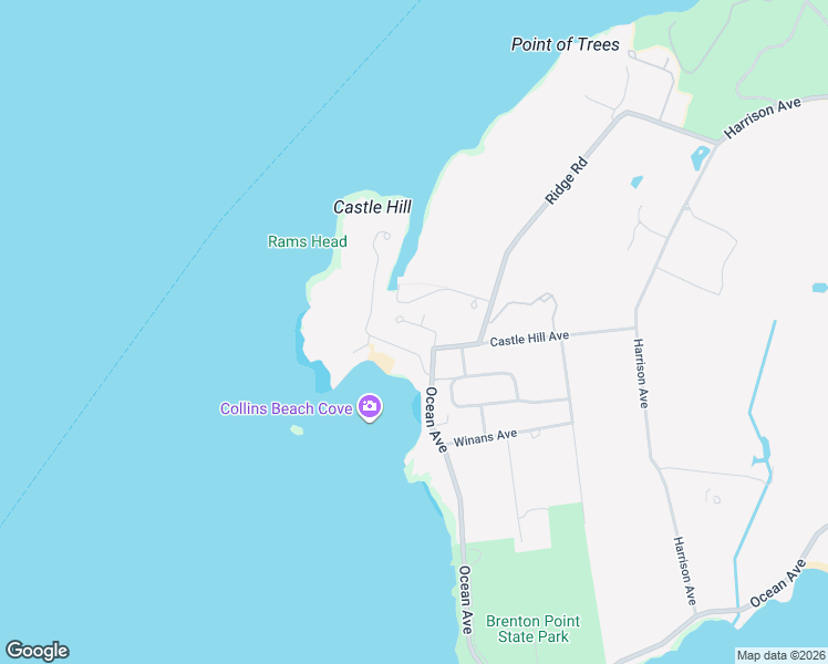 map of restaurants, bars, coffee shops, grocery stores, and more near 4 Ella Terrace in Newport