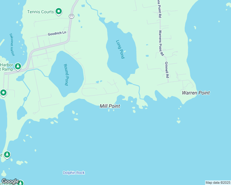 208 Round Pond Road, Little Compton RI Walk Score