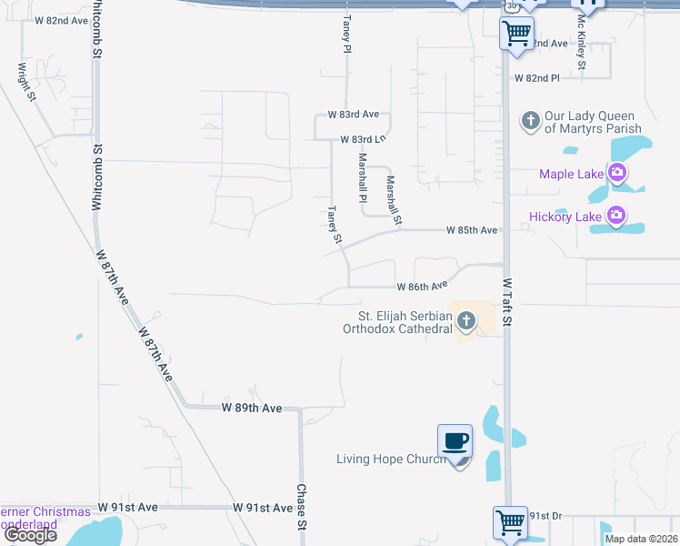 map of restaurants, bars, coffee shops, grocery stores, and more near in Hammond