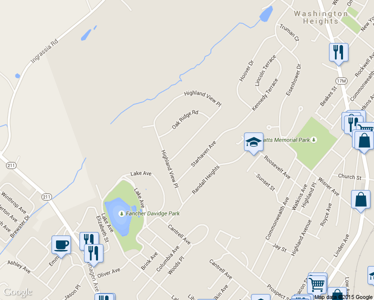 map of restaurants, bars, coffee shops, grocery stores, and more near 10 Davidge Road in Middletown