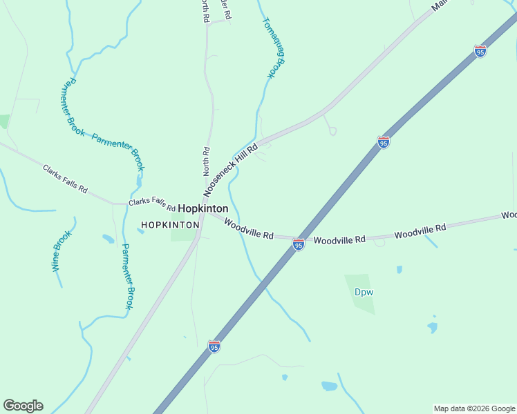 map of restaurants, bars, coffee shops, grocery stores, and more near 444 Woodville Road in Hopkinton