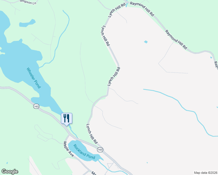 map of restaurants, bars, coffee shops, grocery stores, and more near 2 Fawns Meadow Road in Montville