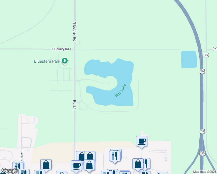 map of restaurants, bars, coffee shops, grocery stores, and more near 2903 East 34th Court in Fremont
