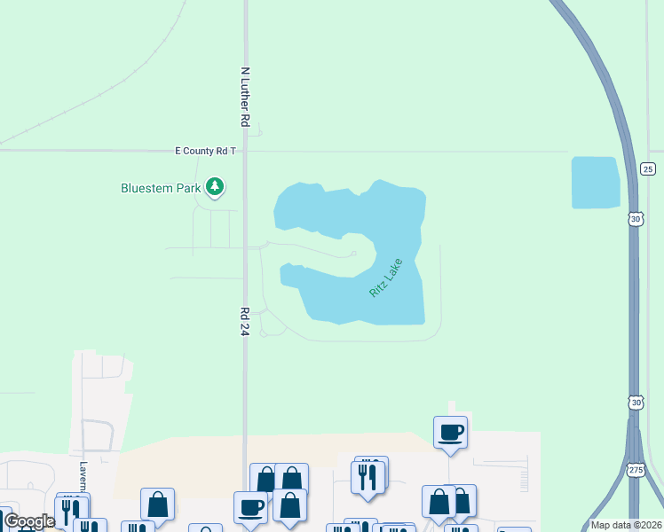 map of restaurants, bars, coffee shops, grocery stores, and more near 2903 East 34th Court in Fremont