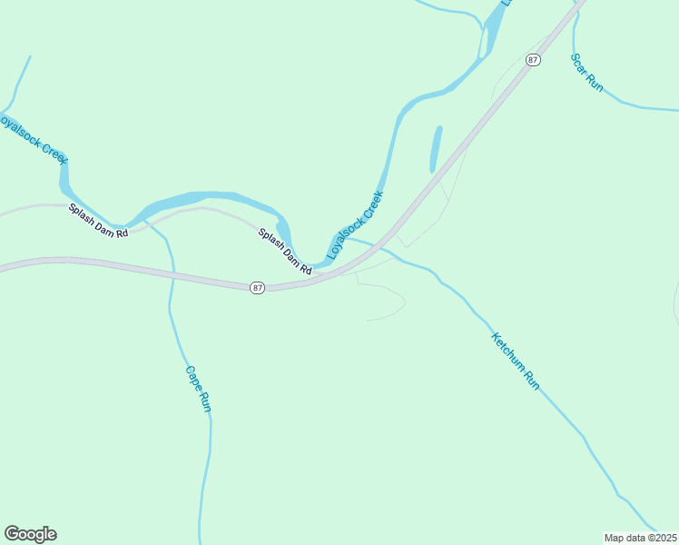 map of restaurants, bars, coffee shops, grocery stores, and more near 28 Pennsylvania 87 in Forksville