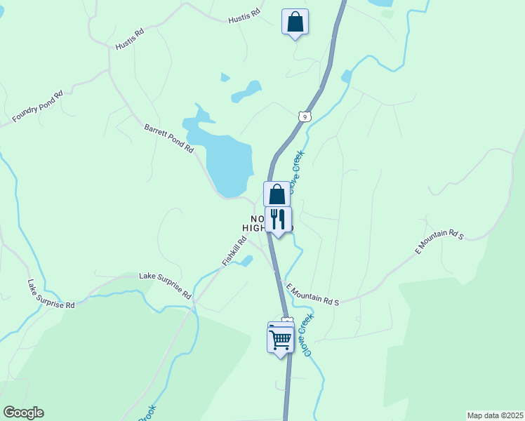 map of restaurants, bars, coffee shops, grocery stores, and more near in Putnam County