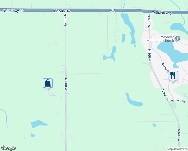 map of restaurants, bars, coffee shops, grocery stores, and more near 581 Pheasant Hills Drive in Valparaiso