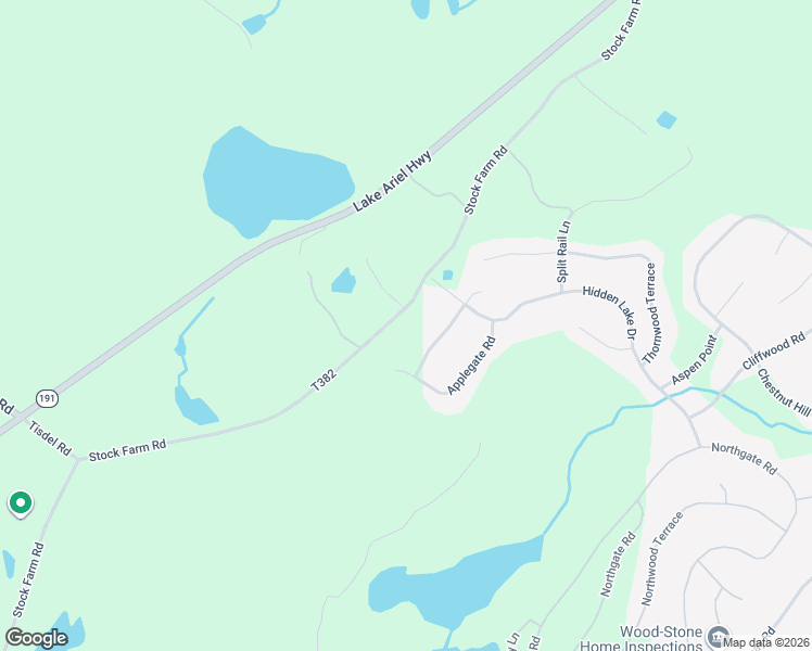 map of restaurants, bars, coffee shops, grocery stores, and more near 371-377 Stock Farm Rd in Wayne