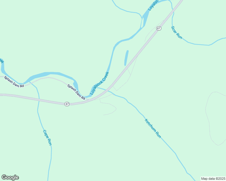 map of restaurants, bars, coffee shops, grocery stores, and more near 28 Pennsylvania 87 in Forksville