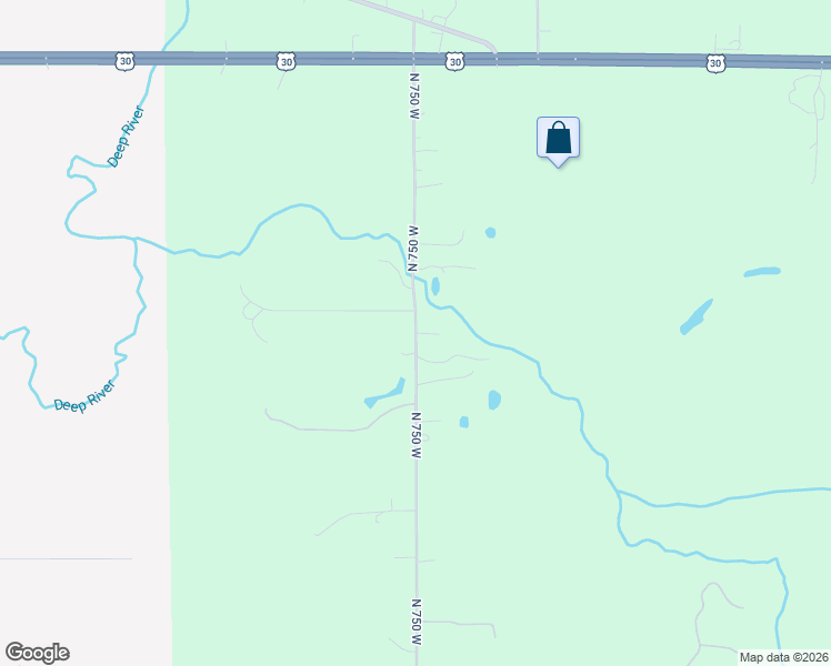 map of restaurants, bars, coffee shops, grocery stores, and more near 194 North 750 West in Valparaiso