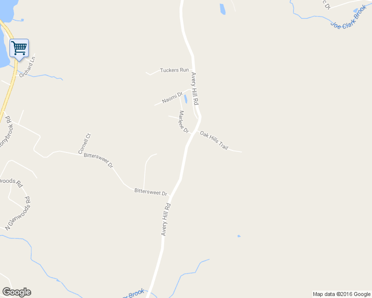 map of restaurants, bars, coffee shops, grocery stores, and more near 105 Avery Hill Road in Ledyard