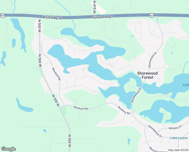 map of restaurants, bars, coffee shops, grocery stores, and more near 465 Amhurst Road in Valparaiso