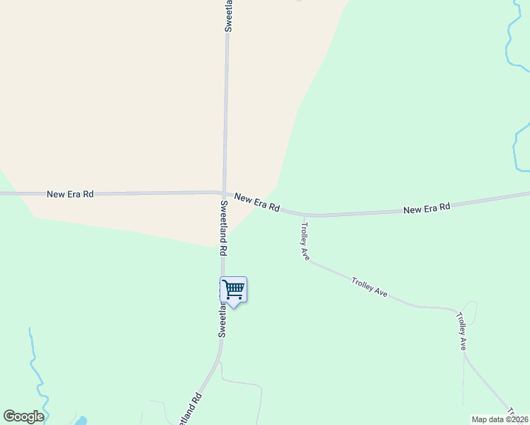 map of restaurants, bars, coffee shops, grocery stores, and more near 3060 New Era Road in Muscatine