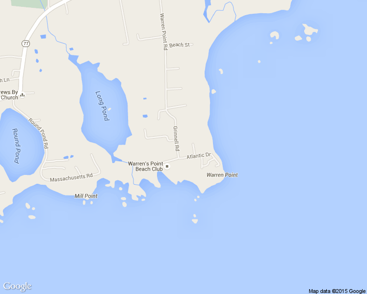 map of restaurants, bars, coffee shops, grocery stores, and more near 28 Grinnell Road in Little Compton