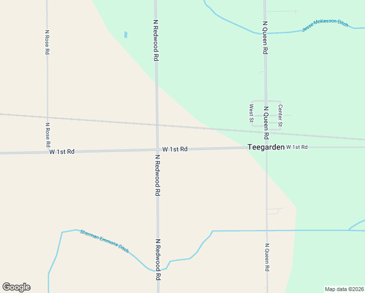 map of restaurants, bars, coffee shops, grocery stores, and more near 16886 West 1st Road in Walkerton