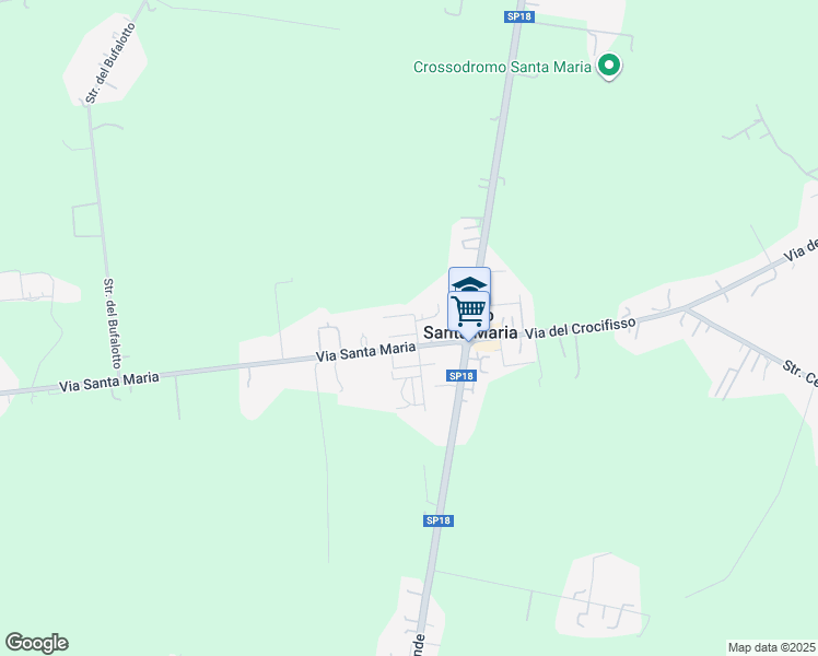 map of restaurants, bars, coffee shops, grocery stores, and more near 47 Via Cinqueterre in Borgo Santa Maria