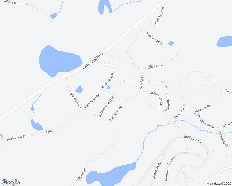 map of restaurants, bars, coffee shops, grocery stores, and more near 3713 Millwood Place in Wayne