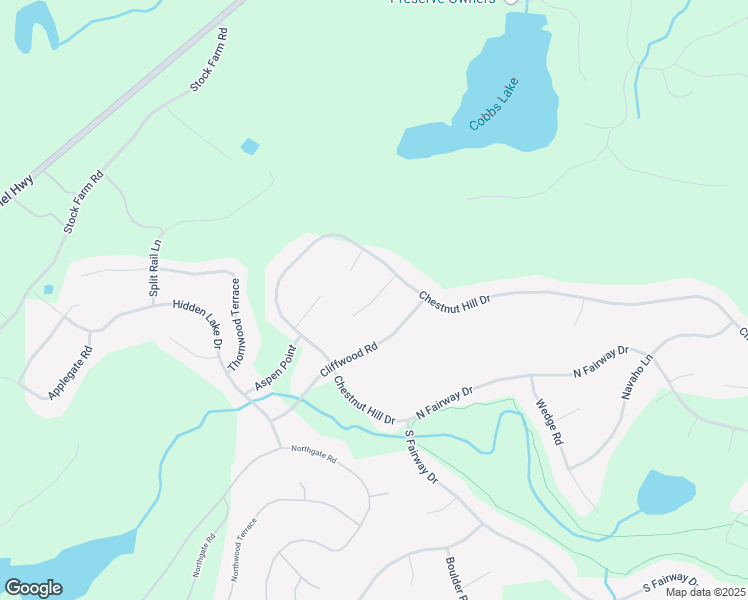 map of restaurants, bars, coffee shops, grocery stores, and more near Burnwood Point in The Hideout