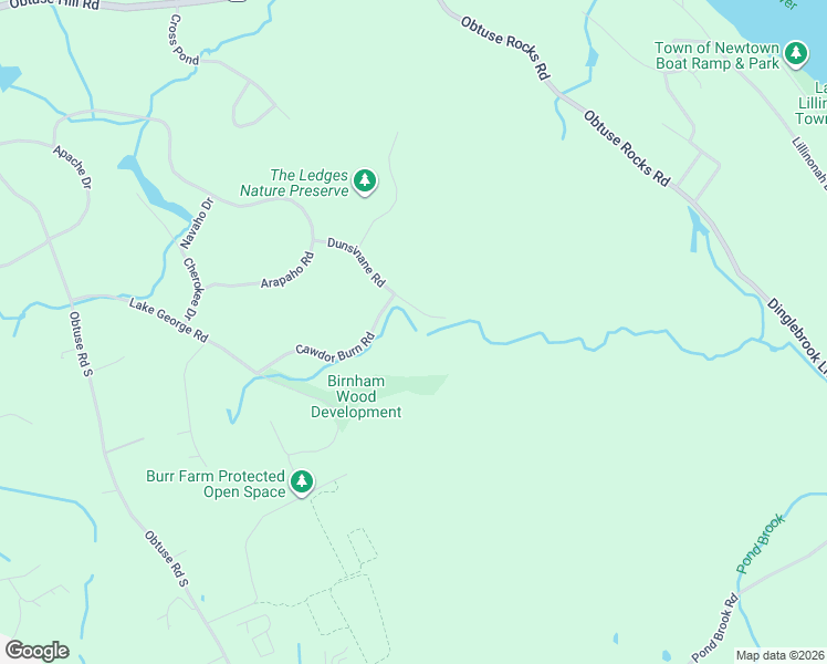 map of restaurants, bars, coffee shops, grocery stores, and more near 13 Dunsinane Road in Brookfield
