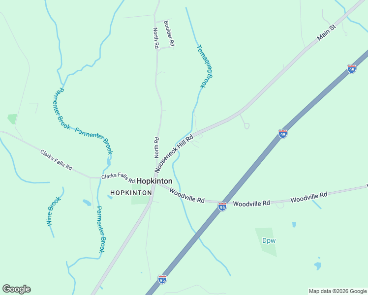 map of restaurants, bars, coffee shops, grocery stores, and more near 512 Main Street in Hopkinton