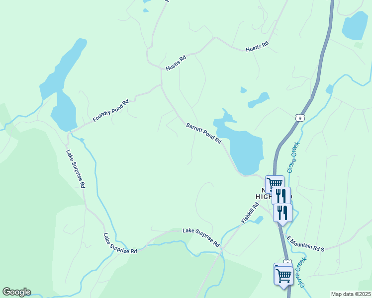 map of restaurants, bars, coffee shops, grocery stores, and more near 11 Egan Road in Cold Spring