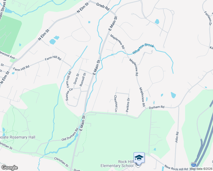 map of restaurants, bars, coffee shops, grocery stores, and more near 29 Pine Glen Terrace in Wallingford