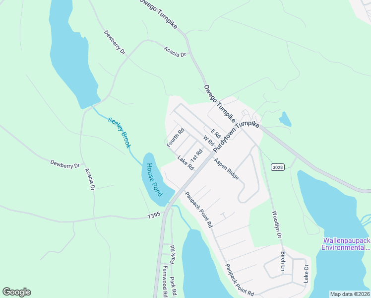 map of restaurants, bars, coffee shops, grocery stores, and more near 9 Third Road in Hawley