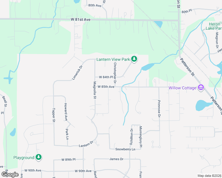 map of restaurants, bars, coffee shops, grocery stores, and more near 13057-13099 Berens in St. John