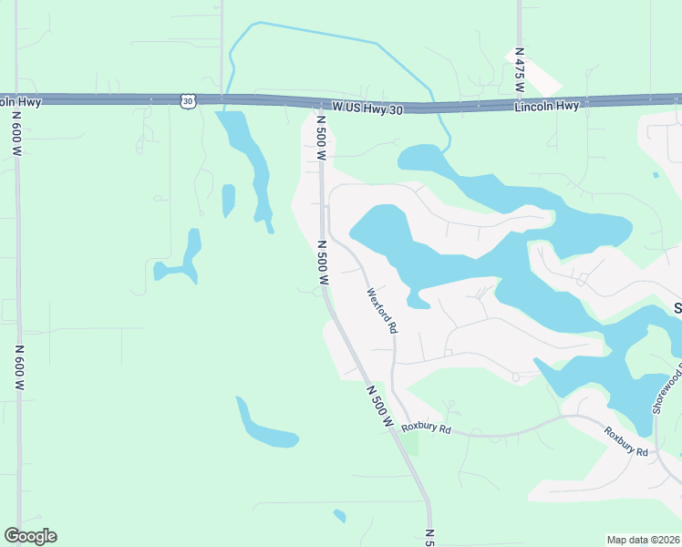 map of restaurants, bars, coffee shops, grocery stores, and more near 598 Camden Court in Valparaiso