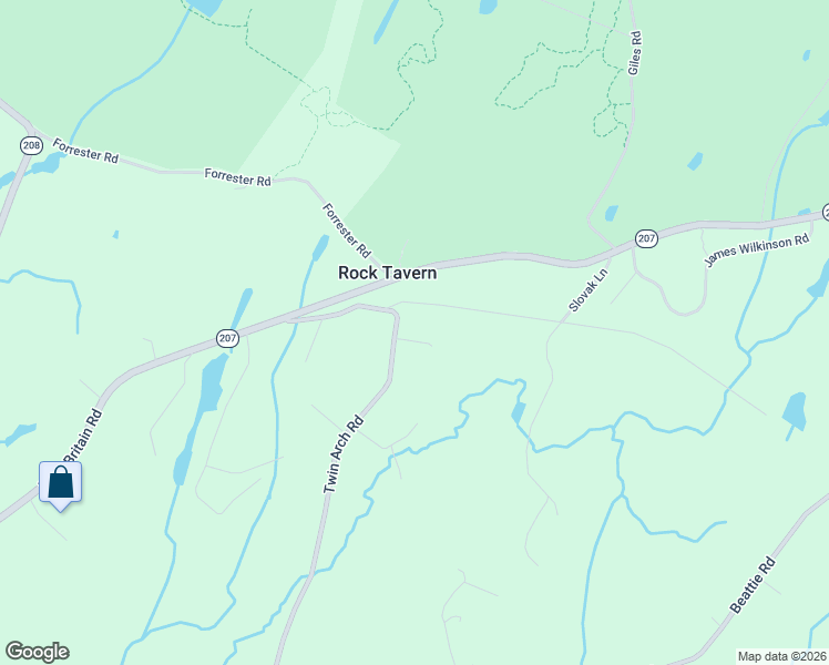 map of restaurants, bars, coffee shops, grocery stores, and more near 5 Phyliss Lane in Rock Tavern