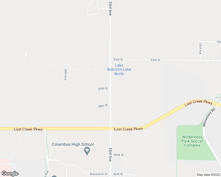 map of restaurants, bars, coffee shops, grocery stores, and more near 3501 50th Street in Columbus