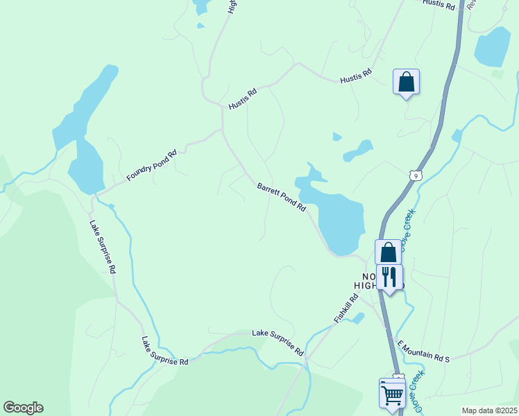 map of restaurants, bars, coffee shops, grocery stores, and more near 11 Egan Road in Cold Spring