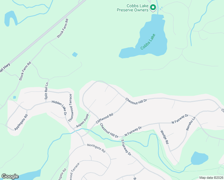map of restaurants, bars, coffee shops, grocery stores, and more near 3545 Dogwood Ct in Wayne